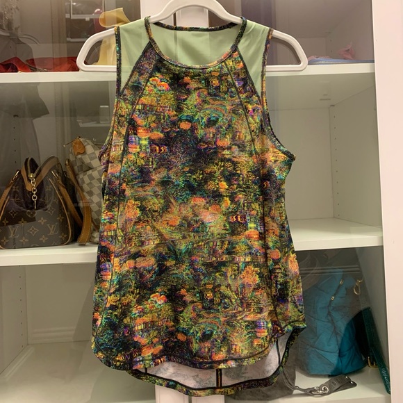 Lululemon Sculpt Tank Seawheeze 2020 GLTS Glitch Tapestry Starlight Multi - Picture 2 of 4